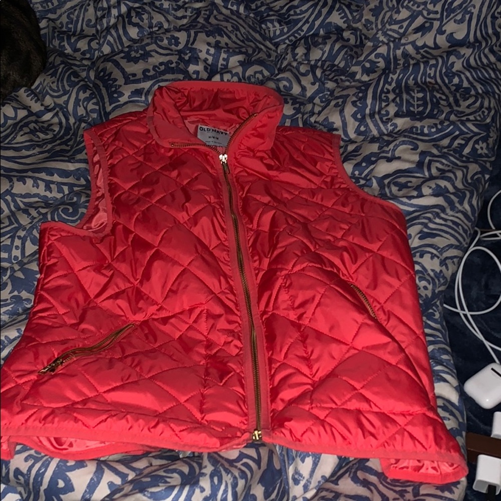 Pink/orange/red  Vest